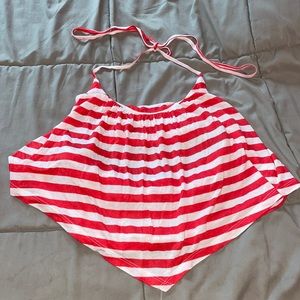 Charlotte Russe Juniors Striped Crop Tank